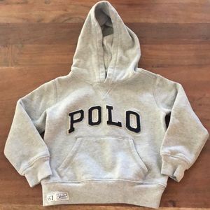 Boys POLO Gray Hoodie